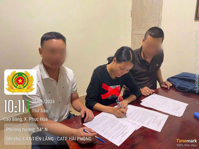 Người phụ nữ ở Hải Phòng ra đầu thú sau 8 năm trốn truy nã