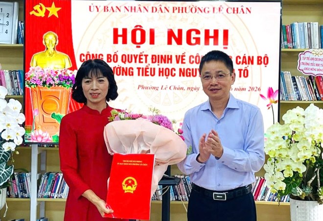 Điều động cán bộ quản lý các trường tiểu học công lập ở Hải Phòng