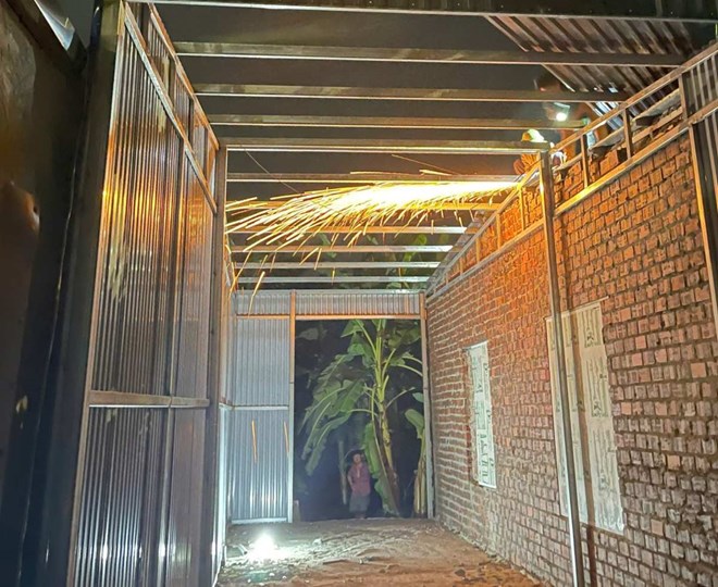 Yêu cầu tháo dỡ ngay trong đêm công trình vi phạm trên đất nông nghiệp ở Hải Phòng