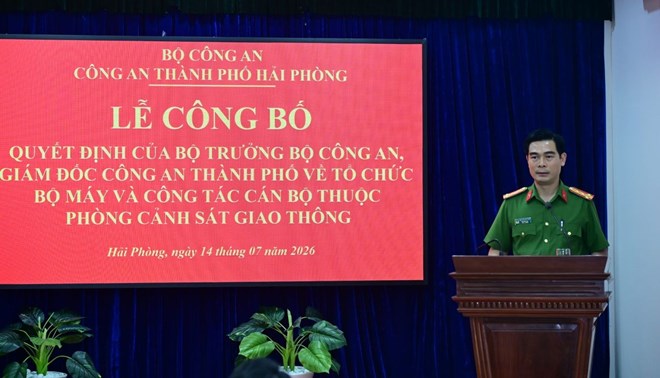 Giảm 8 đơn vị trực thuộc Phòng Cảnh sát giao thông Công an Hải Phòng