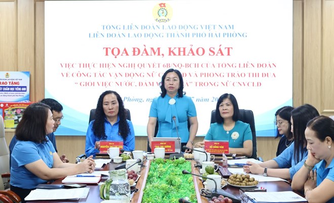Công đoàn đổi mới công tác nữ công, hướng đến vấn đề người lao động quan tâm