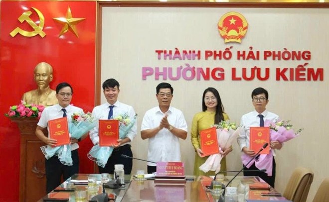 Nhiều cán bộ chủ chốt cấp phường ở Hải Phòng được điều động, bổ nhiệm